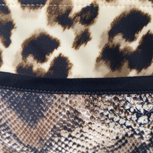 BLEU Rod Beattie Python/Leopard Print Bikini 2 Piece Swimsuit Size 12 NWT. - Picture 8 of 11